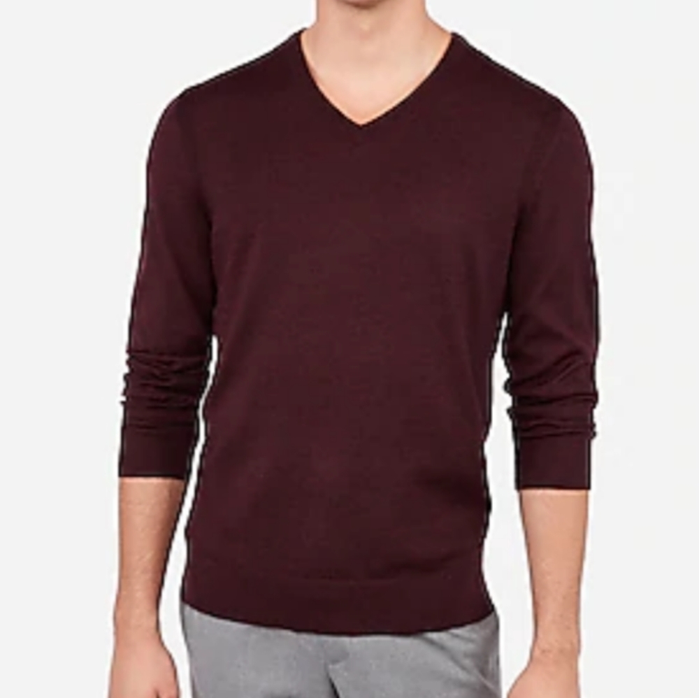 EXPRESS Merino Wool Blend Thermal Sweater